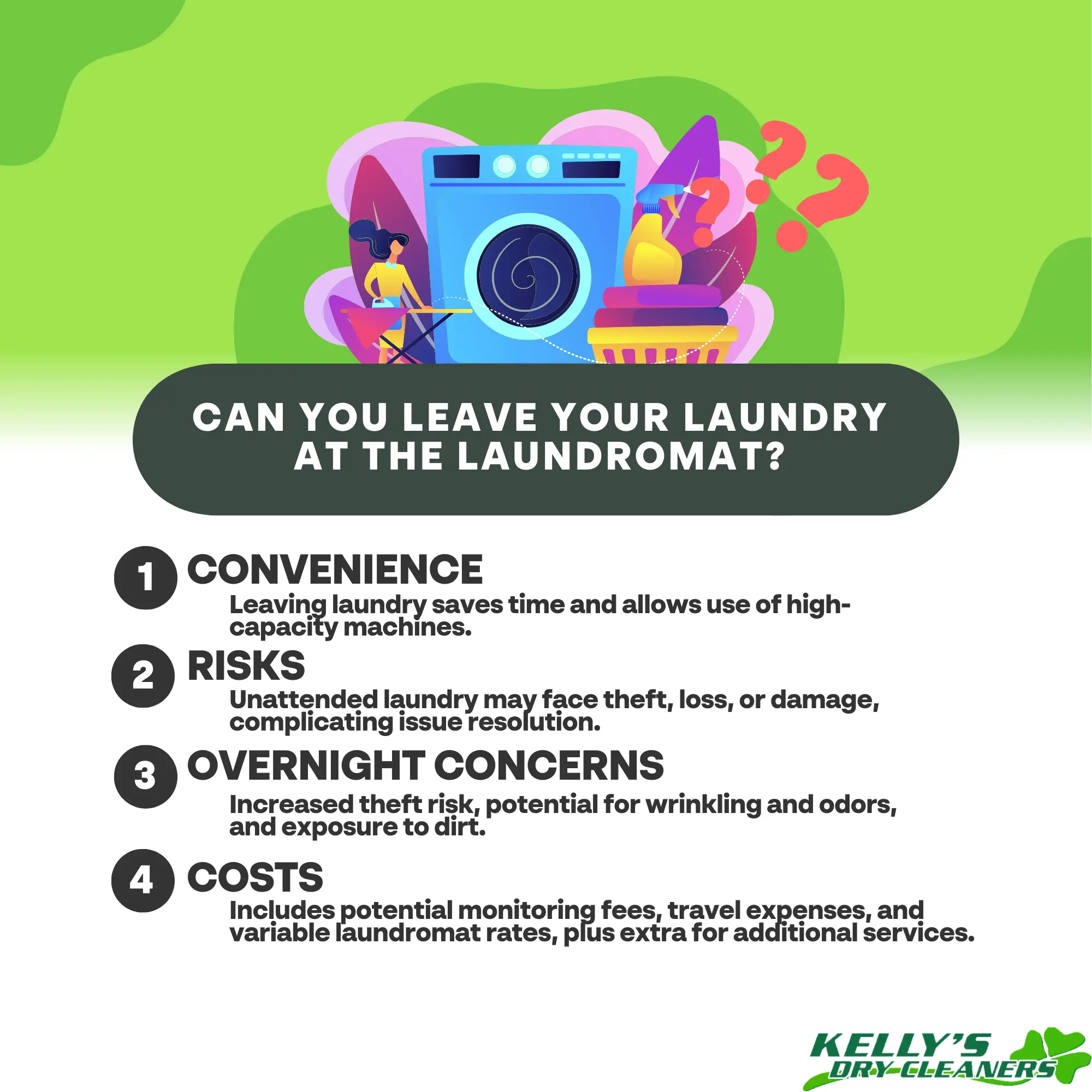 Can You Leave Your Laundry at the Laundromat | KDC