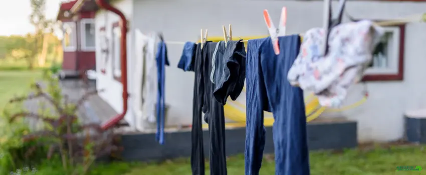 KDC-Clothes hanging on a clothesline