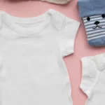 KDC-composition of various baby clothes flatlay